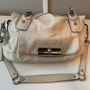 Coach White Leather Kristin Satchel